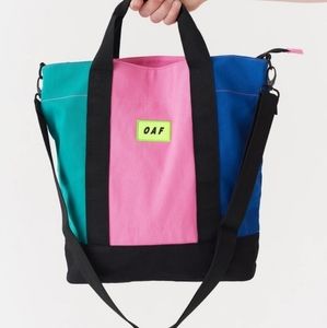 Lazy Oaf Colorblock Tote Bag